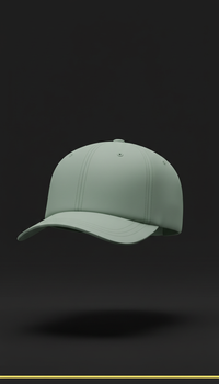 Cool sage minimalist cap